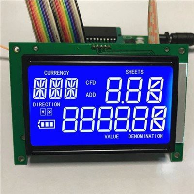 Schermo del modulo LCD con schermo blu